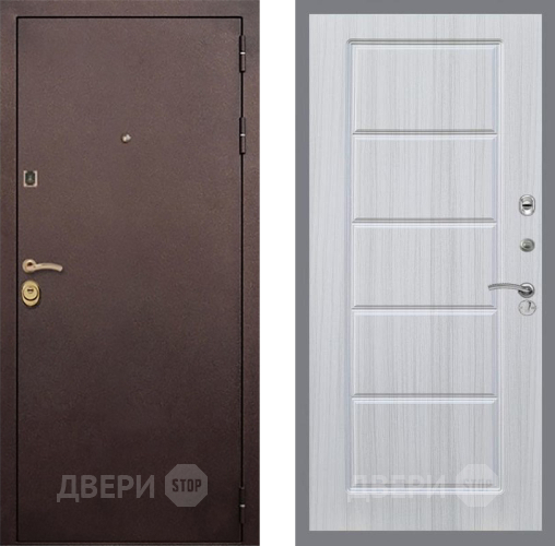 Входная металлическая Дверь Рекс (REX) Лайт 3К FL-39 Сандал белый в Павловском Посаде