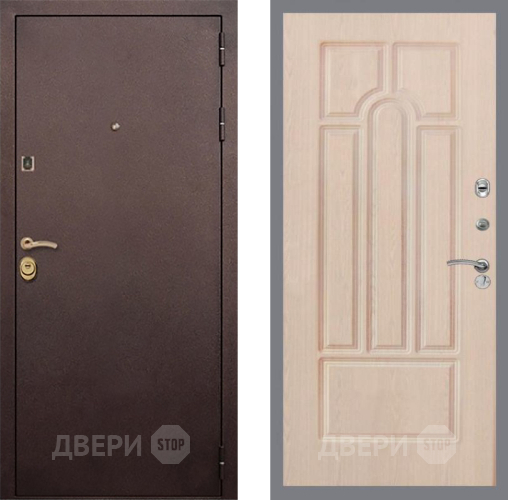 Входная металлическая Дверь Рекс (REX) Лайт 3К FL-58 Беленый дуб в Павловском Посаде