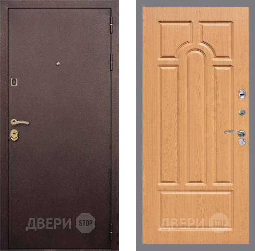 Входная металлическая Дверь Рекс (REX) Лайт 3К FL-58 Дуб в Павловском Посаде