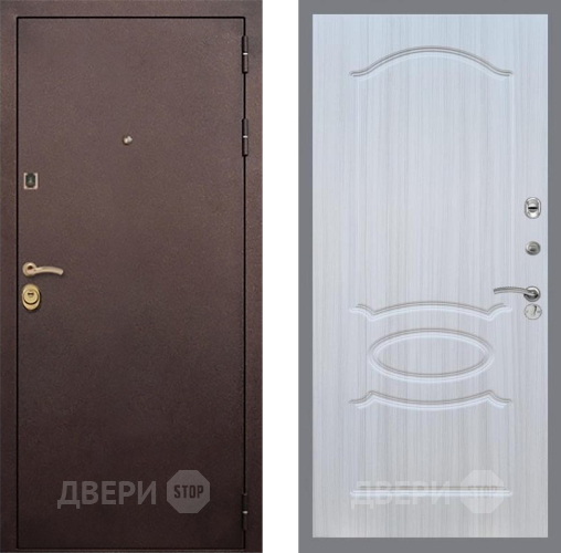 Входная металлическая Дверь Рекс (REX) Лайт 3К FL-128 Сандал белый в Павловском Посаде