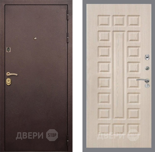 Входная металлическая Дверь Рекс (REX) Лайт 3К FL-183 Беленый дуб в Павловском Посаде