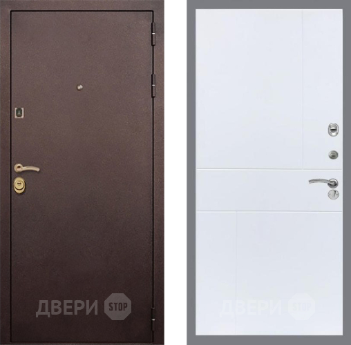 Входная металлическая Дверь Рекс (REX) Лайт 3К FL-290 Силк Сноу в Павловском Посаде
