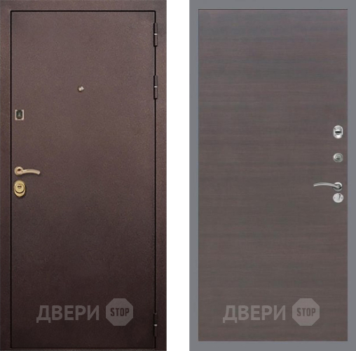 Входная металлическая Дверь Рекс (REX) Лайт 3К GL венге поперечный в Павловском Посаде