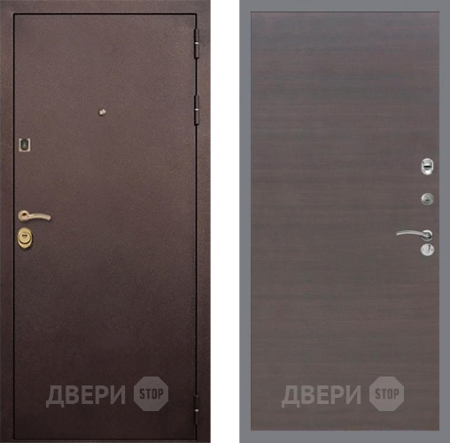 Входная металлическая Дверь Рекс (REX) Лайт 3К GL венге поперечный в Павловском Посаде