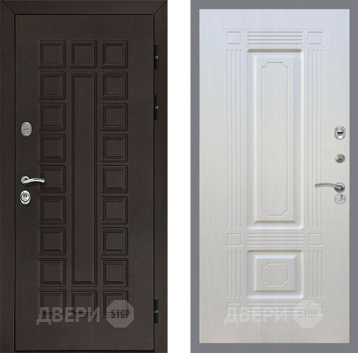 Входная металлическая Дверь Рекс (REX) Сенатор 3К FL-2 Лиственница беж в Павловском Посаде