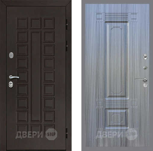 Входная металлическая Дверь Рекс (REX) Сенатор 3К FL-2 Сандал грей в Павловском Посаде