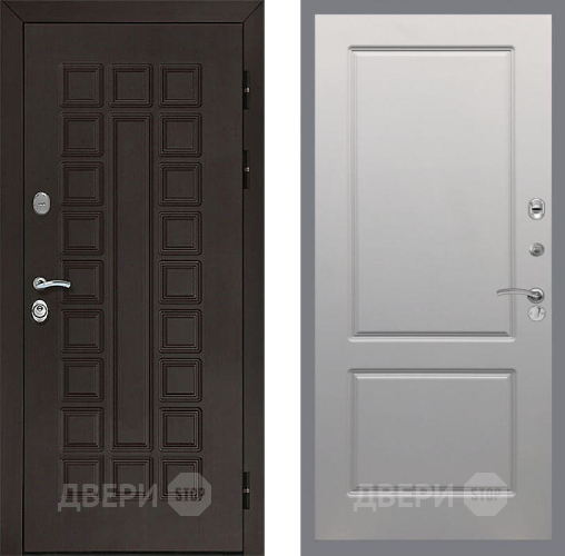 Входная металлическая Дверь Рекс (REX) Сенатор 3К FL-117 Грей софт в Павловском Посаде