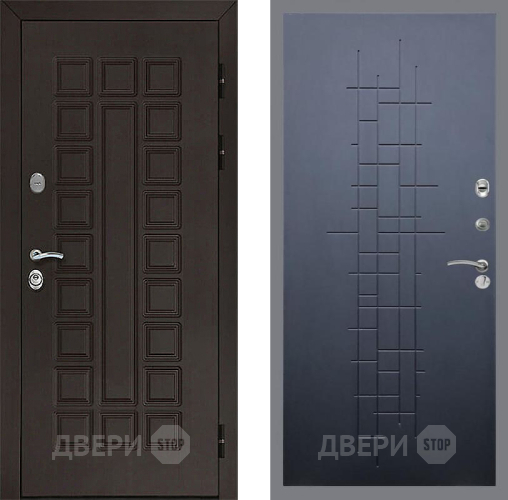 Входная металлическая Дверь Рекс (REX) Сенатор 3К FL-289 Ясень черный в Павловском Посаде