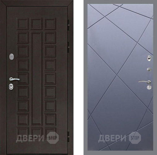 Входная металлическая Дверь Рекс (REX) Сенатор 3К FL-291 Силк титан в Павловском Посаде