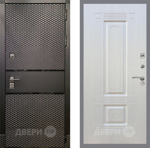 Входная металлическая Дверь Рекс (REX) 15 Черный Кварц FL-2 Лиственница беж в Павловском Посаде
