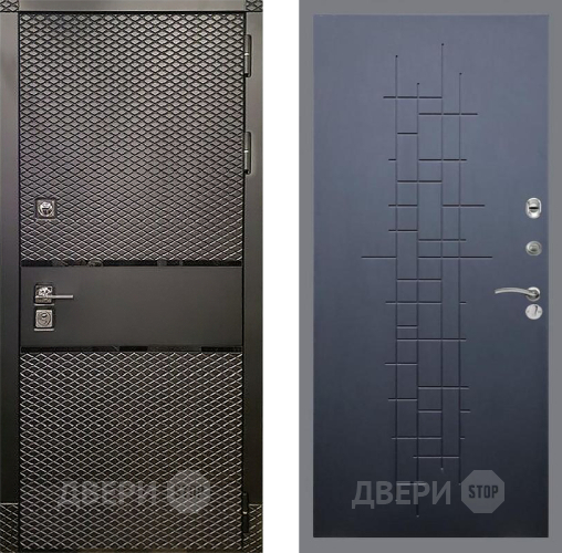 Входная металлическая Дверь Рекс (REX) 15 Черный Кварц FL-289 Ясень черный в Павловском Посаде