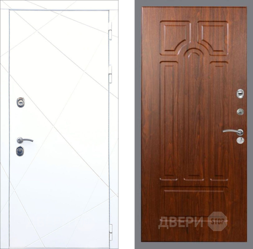 Входная металлическая Дверь Рекс (REX) 13 Силк Сноу FL-58 Морёная берёза в Павловском Посаде