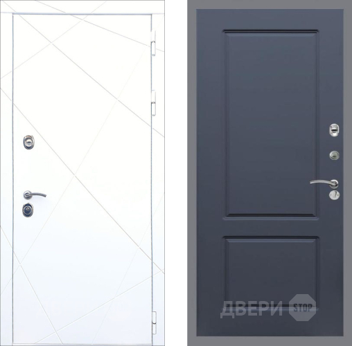 Входная металлическая Дверь Рекс (REX) 13 Силк Сноу FL-117 Силк титан в Павловском Посаде