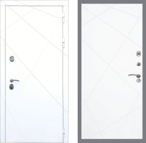 Входная металлическая Дверь Рекс (REX) 13 Силк Сноу FL-291 Силк Сноу в Павловском Посаде