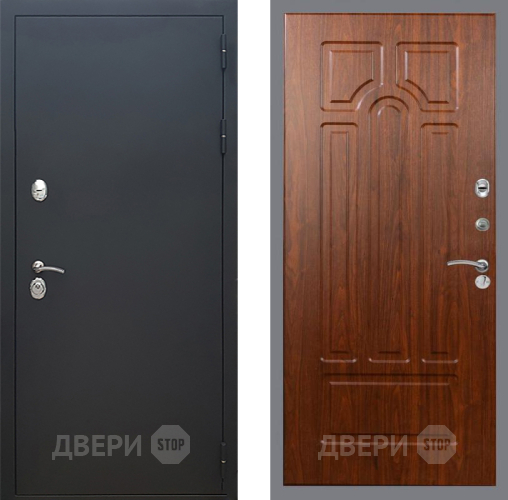 Входная металлическая Дверь Рекс (REX) 5 Черный Муар FL-58 Морёная берёза в Павловском Посаде