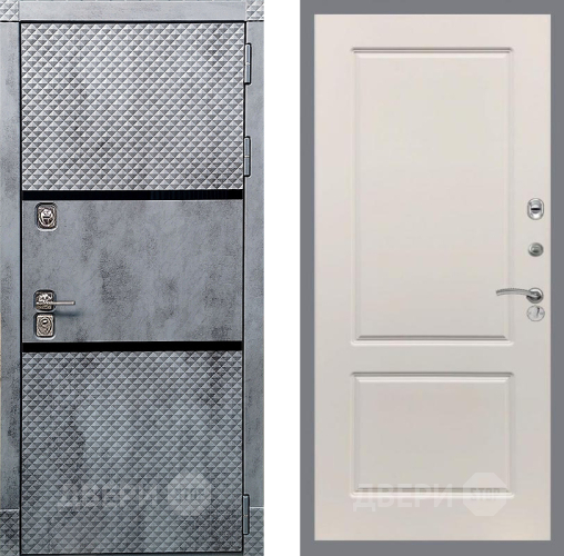 Входная металлическая Дверь Рекс (REX) 15 Бетон Темный FL-117 Шампань в Павловском Посаде