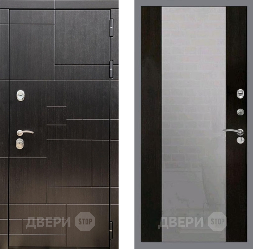 Входная металлическая Дверь Рекс (REX) 20 СБ-16 Зеркало Венге в Павловском Посаде