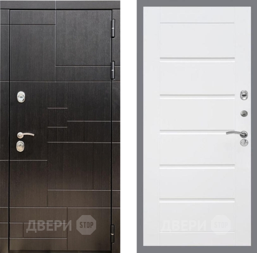 Входная металлическая Дверь Рекс (REX) 20 Сити Белый ясень в Павловском Посаде