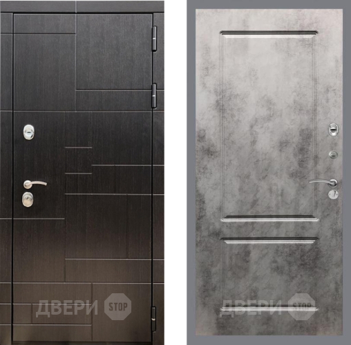 Входная металлическая Дверь Рекс (REX) 20 FL-117 Бетон темный в Павловском Посаде