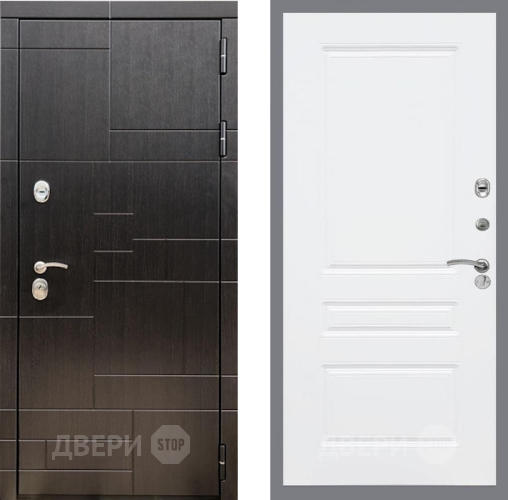 Входная металлическая Дверь Рекс (REX) 20 FL-243 Силк Сноу в Павловском Посаде