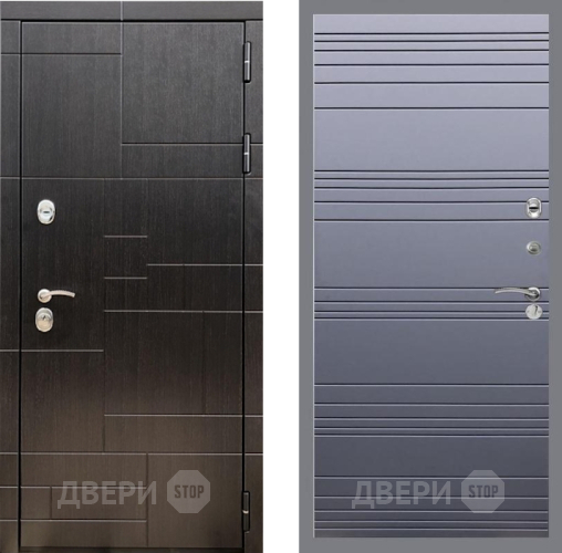 Входная металлическая Дверь Рекс (REX) 20 Line Силк титан в Павловском Посаде