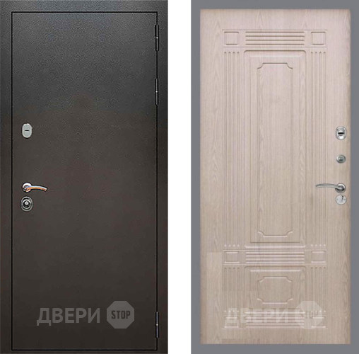Дверь Рекс (REX) 5 Серебро Антик FL-2 Беленый дуб в Павловском Посаде