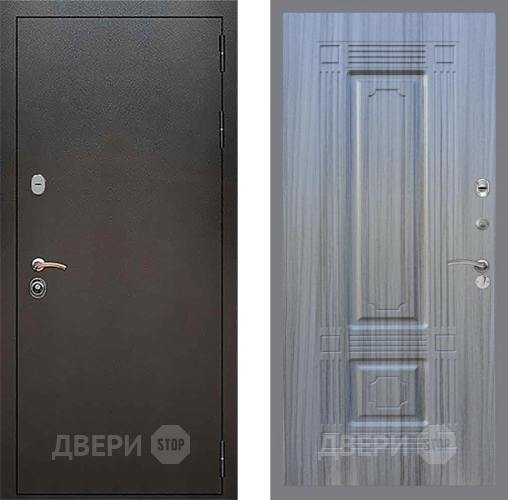 Дверь Рекс (REX) 5 Серебро Антик FL-2 Сандал грей в Павловском Посаде