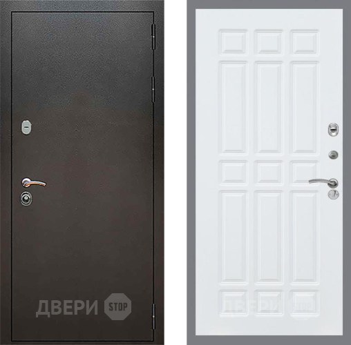 Дверь Рекс (REX) 5 Серебро Антик FL-33 Силк Сноу в Павловском Посаде