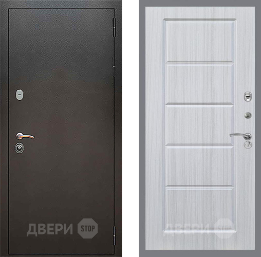 Дверь Рекс (REX) 5 Серебро Антик FL-39 Сандал белый в Павловском Посаде