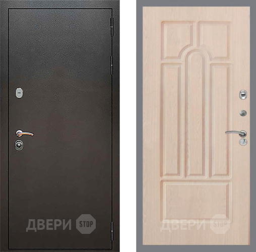 Входная металлическая Дверь Рекс (REX) 5 Серебро Антик FL-58 Беленый дуб в Павловском Посаде