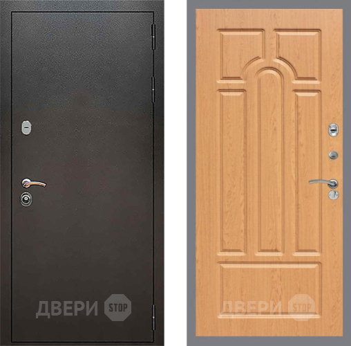 Входная металлическая Дверь Рекс (REX) 5 Серебро Антик FL-58 Дуб в Павловском Посаде
