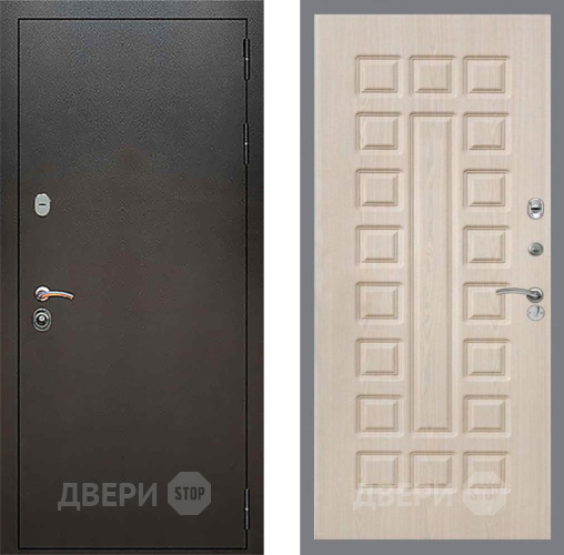Дверь Рекс (REX) 5 Серебро Антик FL-183 Беленый дуб в Павловском Посаде