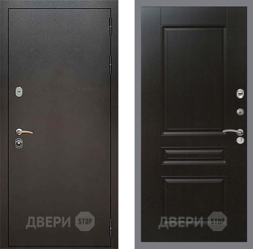 Входная металлическая Дверь Рекс (REX) 5 Серебро Антик FL-243 Венге в Павловском Посаде