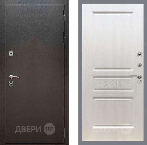 Дверь Рекс (REX) 5 Серебро Антик FL-243 Лиственница беж в Павловском Посаде