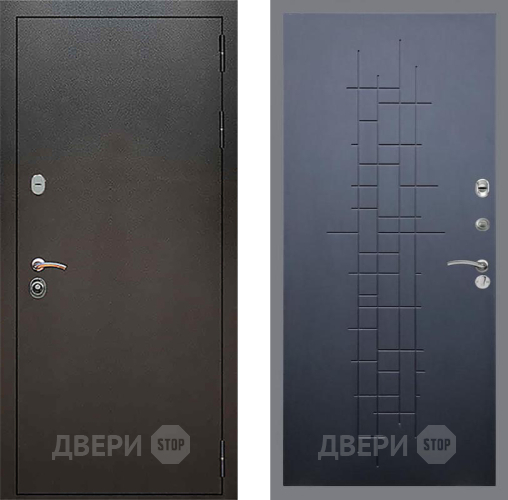 Входная металлическая Дверь Рекс (REX) 5 Серебро Антик FL-289 Ясень черный в Павловском Посаде
