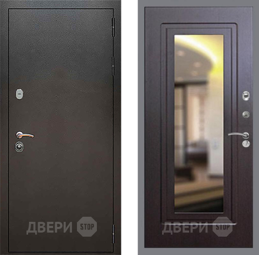 Дверь Рекс (REX) 5 Серебро Антик FLZ-120 Венге в Павловском Посаде