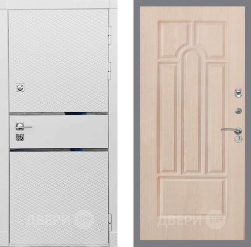 Дверь Рекс (REX) 15 Силк Сноу FL-58 Беленый дуб в Павловском Посаде
