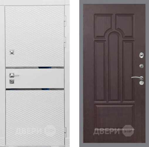 Входная металлическая Дверь Рекс (REX) 15 Силк Сноу FL-58 Венге в Павловском Посаде