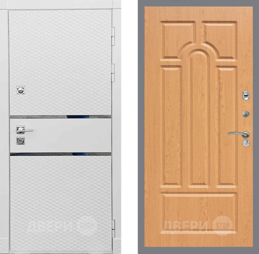 Входная металлическая Дверь Рекс (REX) 15 Силк Сноу FL-58 Дуб в Павловском Посаде