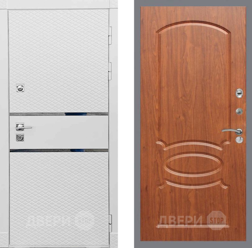 Входная металлическая Дверь Рекс (REX) 15 Силк Сноу FL-128 Морёная берёза в Павловском Посаде