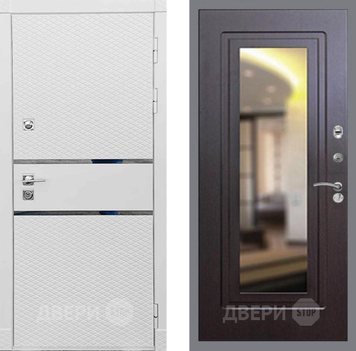 Входная металлическая Дверь Рекс (REX) 15 Силк Сноу FLZ-120 Венге в Павловском Посаде