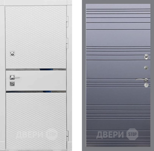 Входная металлическая Дверь Рекс (REX) 15 Силк Сноу Line Силк титан в Павловском Посаде