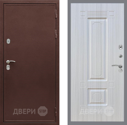 Входная металлическая Дверь Рекс (REX) 5А FL-2 Сандал белый в Павловском Посаде