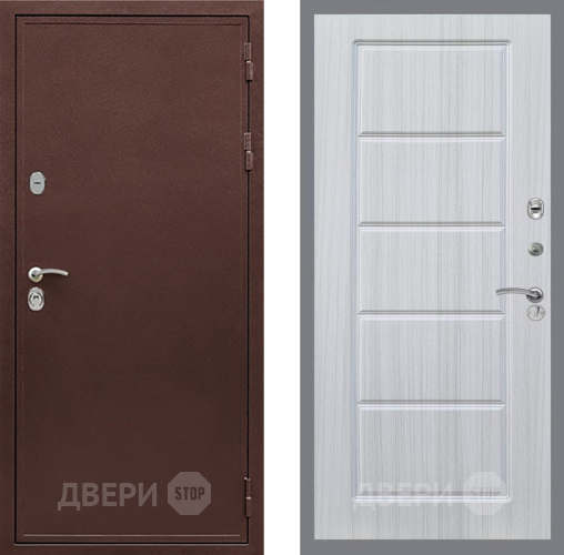 Входная металлическая Дверь Рекс (REX) 5А FL-39 Сандал белый в Павловском Посаде