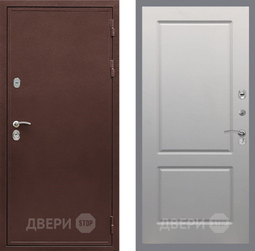 Входная металлическая Дверь Рекс (REX) 5А FL-117 Грей софт в Павловском Посаде