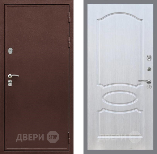 Входная металлическая Дверь Рекс (REX) 5А FL-128 Лиственница беж в Павловском Посаде