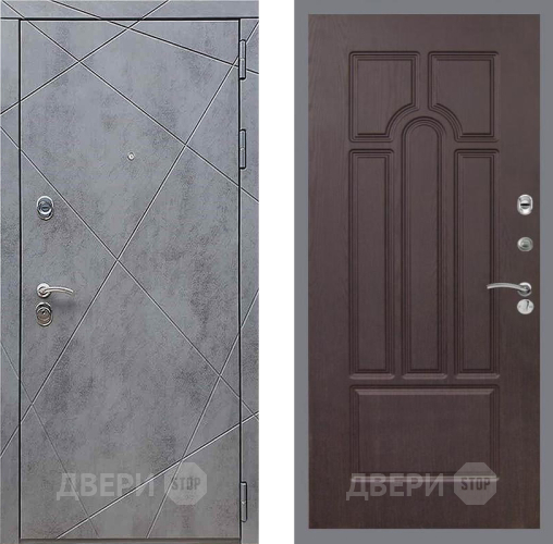 Входная металлическая Дверь Рекс (REX) 13 Бетон Темный FL-58 Венге в Павловском Посаде