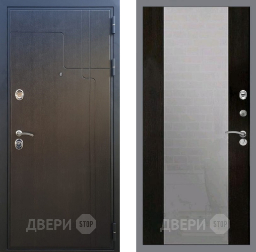 Входная металлическая Дверь Рекс (REX) Премиум-246 СБ-16 Зеркало Венге в Павловском Посаде