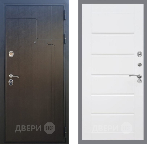 Входная металлическая Дверь Рекс (REX) Премиум-246 Сити Белый ясень в Павловском Посаде