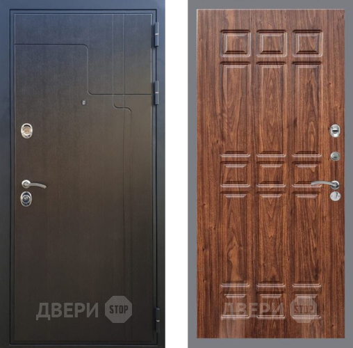Дверь Рекс (REX) Премиум-246 FL-33 орех тисненый в Павловском Посаде